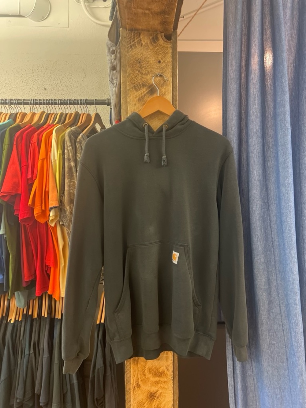 Vintage Carhartt Dark Grey hoodie